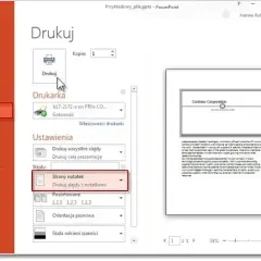 Jak wydrukować prezentację PowerPoint bez błędów i frustracji