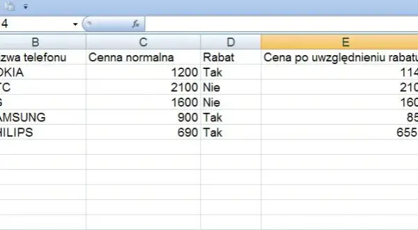Jak obliczyć rabat w Excelu i zaoszczędzić na zakupach