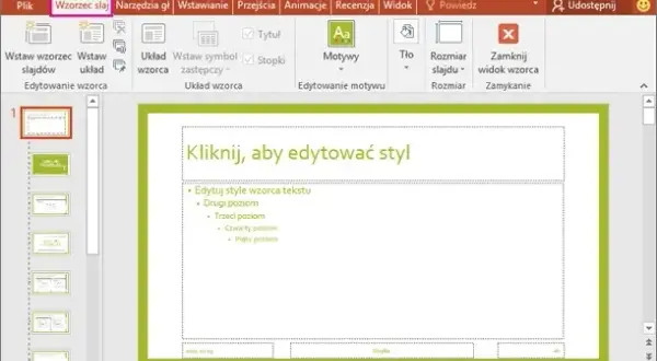 Jak zmienić wzorzec slajdu w PowerPoint i poprawić swoje prezentacje
