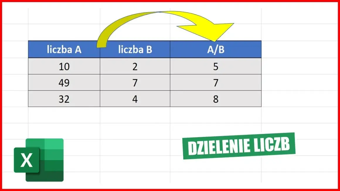 Jak zrobić dzielenie w Excelu - proste kroki i najczęstsze błędy