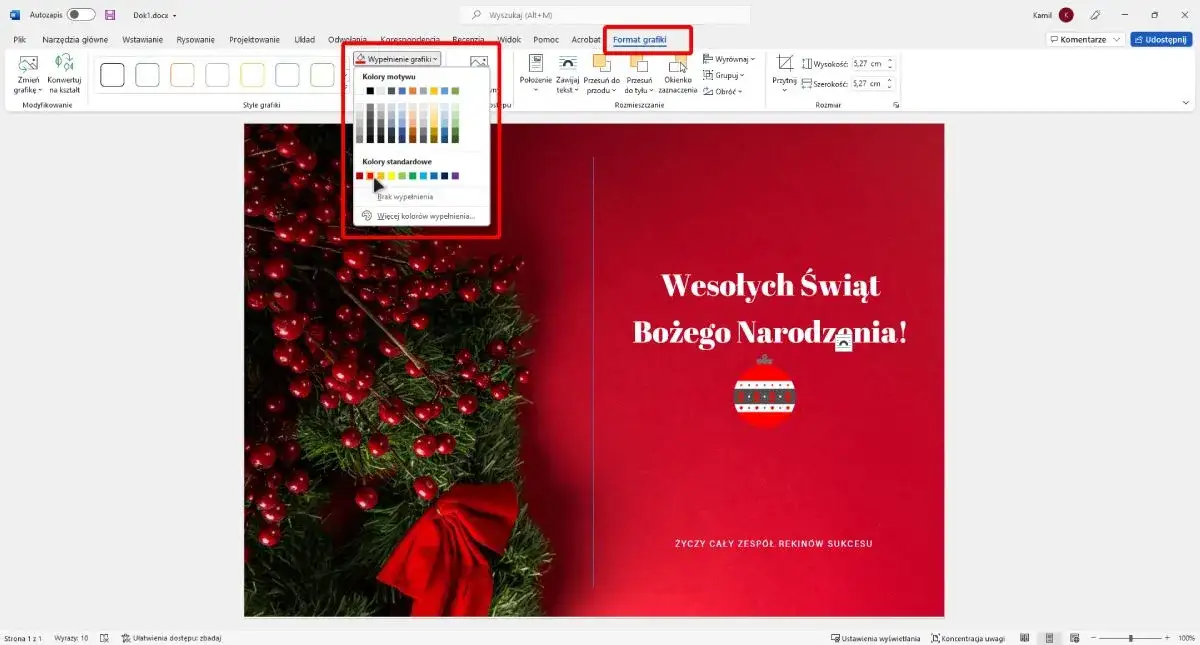 Zdjęcie Jak zrobić kartkę świąteczną w PowerPoint – proste kroki i pomysły