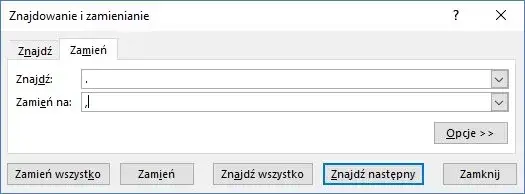 Zdjęcie Jak zamienić kropki na przecinki w Excelu i uniknąć błędów